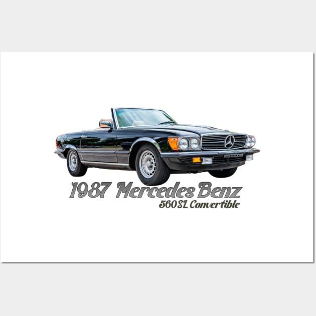 1987 Mercedes Benz 560SL Convertible Wall Art by Gestalt Imagery